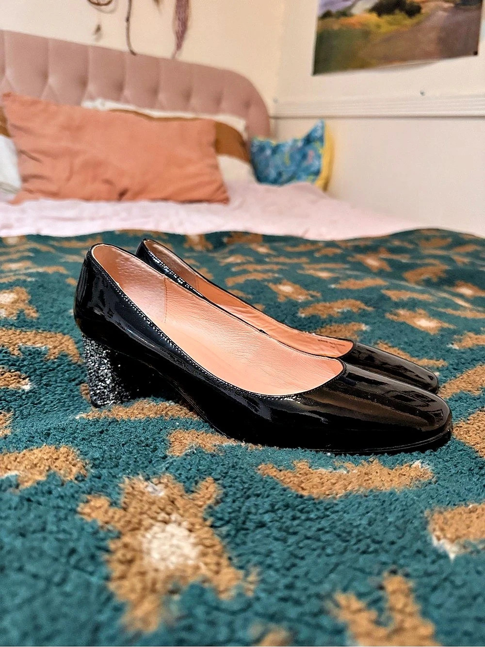Kate Spade Patent Pumps Black US 7